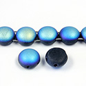 Preciosa Czech Pressed Glass Bead - Candy 08MM MATTE JET AB