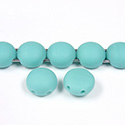 Preciosa Czech Pressed Glass Bead - Candy 08MM MATTE TURQUOISE