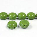 Preciosa Czech Pressed Glass Bead - Candy 08MM OLIVE GREEN