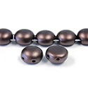 Preciosa Czech Pressed Glass Bead - Candy 08MM PEARL CHOCOLATE