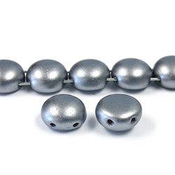 Preciosa Czech Pressed Glass Bead - Candy 08MM PEARL GREY