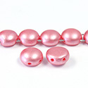 Preciosa Czech Pressed Glass Bead - Candy 08MM PEARL ROSE