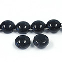 Preciosa Czech Pressed Glass Bead - Candy 12MM JET