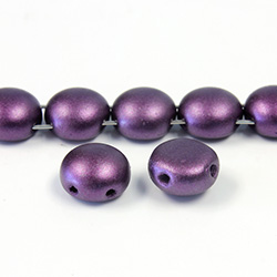 Preciosa Czech Pressed Glass Bead - Candy 12MM PEARL AMETHYST