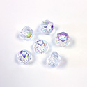 Preciosa Czech Glass Fire Polish Bead - Hill 06MM CRYSTAL AB