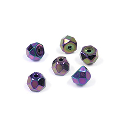 Preciosa Czech Glass Fire Polish Bead - Hill 06MM IRIS PURPLE