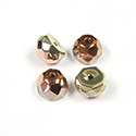 Preciosa Czech Glass Fire Polish Bead - Hill 08MM GOLDRUSH