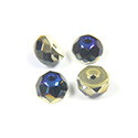 Preciosa Czech Glass Fire Polish Bead - Hill 08MM CALIFORNIA BLUE