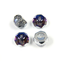 Preciosa Czech Glass Fire Polish Bead - Hill 08MM BERMUDA BLUE