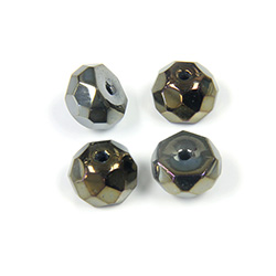 Preciosa Czech Glass Fire Polish Bead - Hill 08MM IRIS BROWN