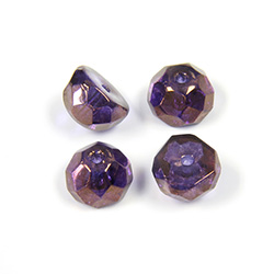 Preciosa Czech Glass Fire Polish Bead - Hill 08MM LUMI PURPLE