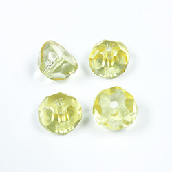 Preciosa Czech Glass Fire Polish Bead - Hill 08MM YELLOW
