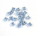 Preciosa Czech Pressed Glass Bead - Orion 03x5mm BLUE LUSTER 02010/14464