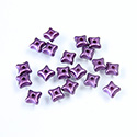 Preciosa Czech Pressed Glass Bead - Orion 03x5mm SATIN PEARL AMETHYST 02010/25032