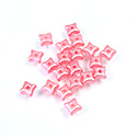 Preciosa Czech Pressed Glass Bead - Orion 03x5mm SATIN PEARL ROSE 02010/25007