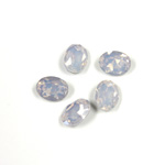 Cut Crystal Point Back Fancy Stone Foiled - Oval 08x6MM OPAL ROSE