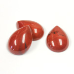 Gemstone Cabochon - Pear 18x13MM RED JASPER