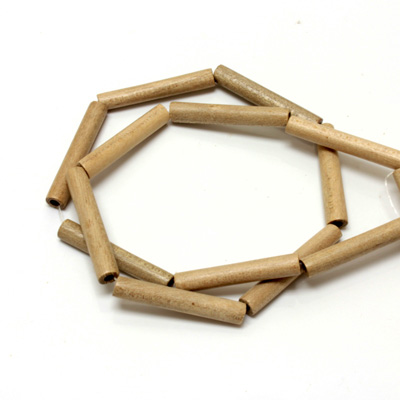 Wood Bead - Smooth Cylinder 30x5MM TUGAS