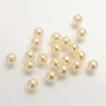 Plastic Pearl No-Hole Ball 05MM CREME