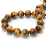 Gemstone Bead - Smooth Round 14MM TIGEREYE