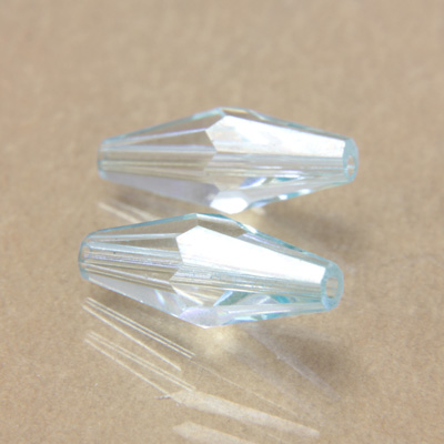 Preciosa Crystal Bead - Oat 15x6MM LT BLUE