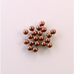 Czech Glass Pearl No-Hole Ball - 3MM COPPER 70415