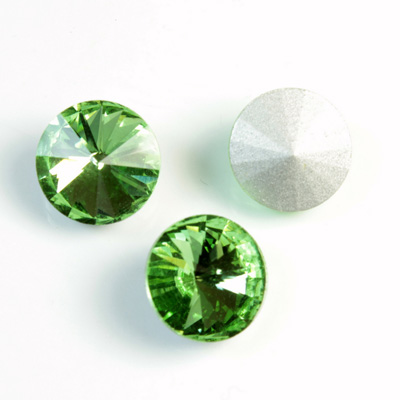 Cut Crystal Point Back Rivoli SS47 (10.5-10.9MM) PERIDOT