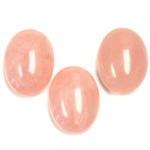 Gemstone Cabochon - Oval 20x15MM ROSE QUARTZ