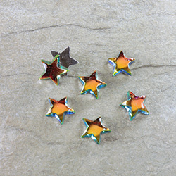 Glass Cabochon - Star 08MM MATTE VITRAIL MEDIUM