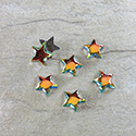 Glass Cabochon - Star 08MM MATTE VITRAIL MEDIUM