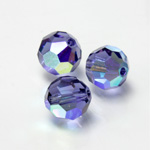 Preciosa Crystal Bead Regular Cut - Round 04MM TANZANITE AB