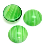 Glass Medium Dome Cabochon - Round 18MM PORPHYR GREEN
