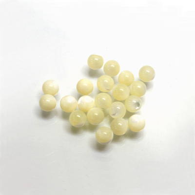 Shell No-Hole Ball 4MM WHITE TROCHUS