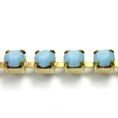 Preciosa MAXIMA Crystal Rhinestone Cup Chain - SS18 TURQUOISE-RAW