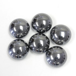 Gemstone Cabochon - Round 12MM HEMATITE