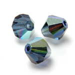 Preciosa Crystal Bead - Bicone 03MM MONTANA AB