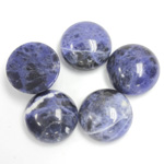 Gemstone Cabochon - Round 14MM SODALITE