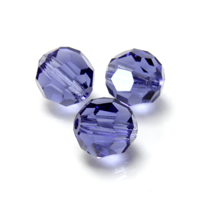 Preciosa Crystal Bead Regular Cut - Round 06MM TANZANITE