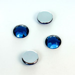 Plastic Flat Back Foiled Rose Cut Rhinestone - Round 11MM MONTANA