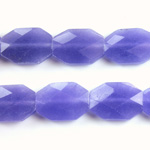 Gemstone Bead - Faceted Octagon 18x13MM Dyed QUARTZ Col. 16 PURPLE