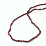 Gemstone Bead - Smooth Round 03MM GARNET