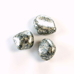 Plastic  Bead - Mixed Color Smooth Baroque Small 3 Part Mixed PYRITE