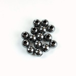 Gemstone Bead - Smooth Round 2.0MM Diameter Hole 06MM HEMATINE