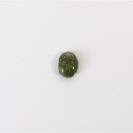 Gemstone Flat Back Carved Scarab 08x6MM EPIDOTE