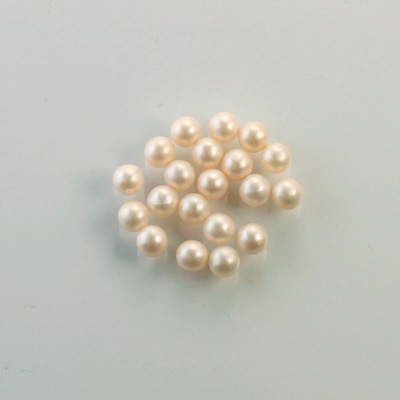 Czech Glass Pearl No-Hole Ball - 3MM LT ROSE 70424