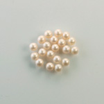 Czech Glass Pearl No-Hole Ball - 3MM LT ROSE 70424