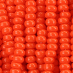 Preciosa Czech Glass Seed Bead - Round 13/0 ORANGE 93140