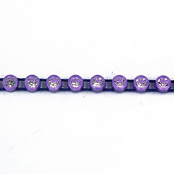 Plastic Rhinestone Banding 1 Row PP17 (SS8) CRYSTAL-PURPLE