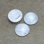 Glass Medium Dome Cabochon - Round 15MM BLUE QUARTZ