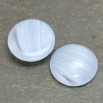 Glass Medium Dome Cabochon - Round 21MM BLUE QUARTZ